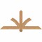 Ekena Millwork Redmond Smooth Timber Gable Bracket, Western Red Cedar, 48"W x 22"H x 3 1/2"D x 3 1/2"F, 11/12 Pitch GBW048X22X0404RED00SWR - alternate 1